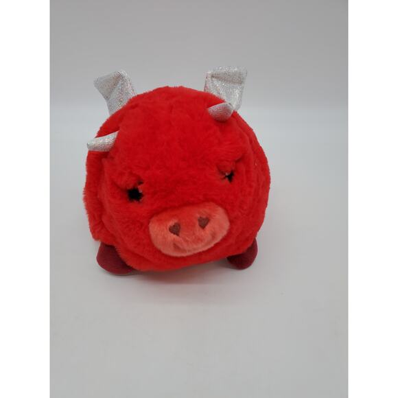 Reversable Plush - Angel and Devil Pig - 6" by Aurora - Picture 6 of 6